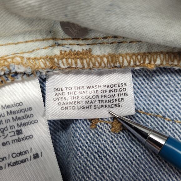 Madewell The Perfect Jean Short High Rise Distressed Frayed Hem L4403 size 24 - Picture 11 of 12